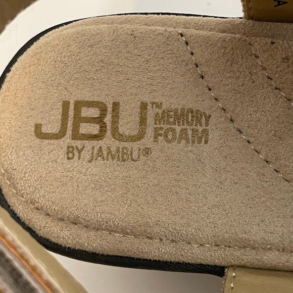 JBU By Jambu Slingback Sandals Toledo Morocco Tan Vegan Leather Women's Size 6M - Picture 11 of 13